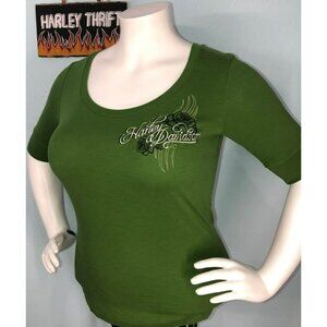 Harley-Davidson Casual Shirt Large Women, Embroidery, New Berlin, Wisconsin